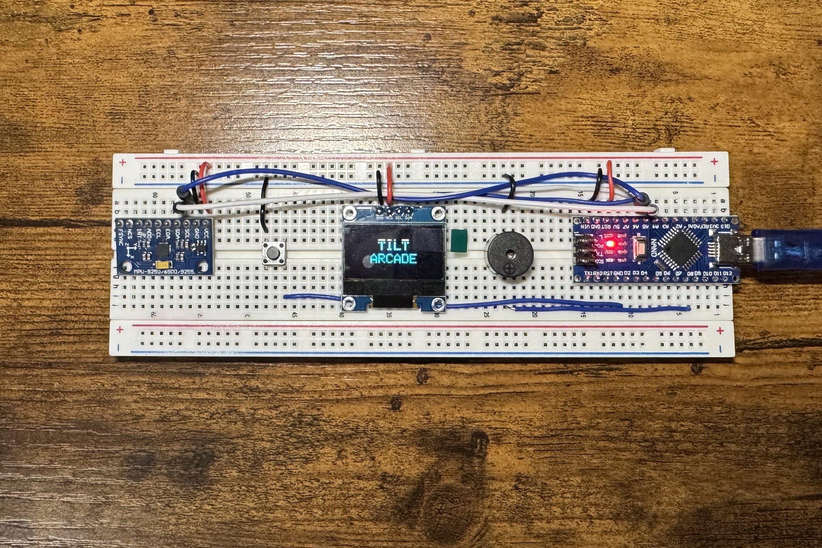 Arduino Tilt Arcade Console thumbnail