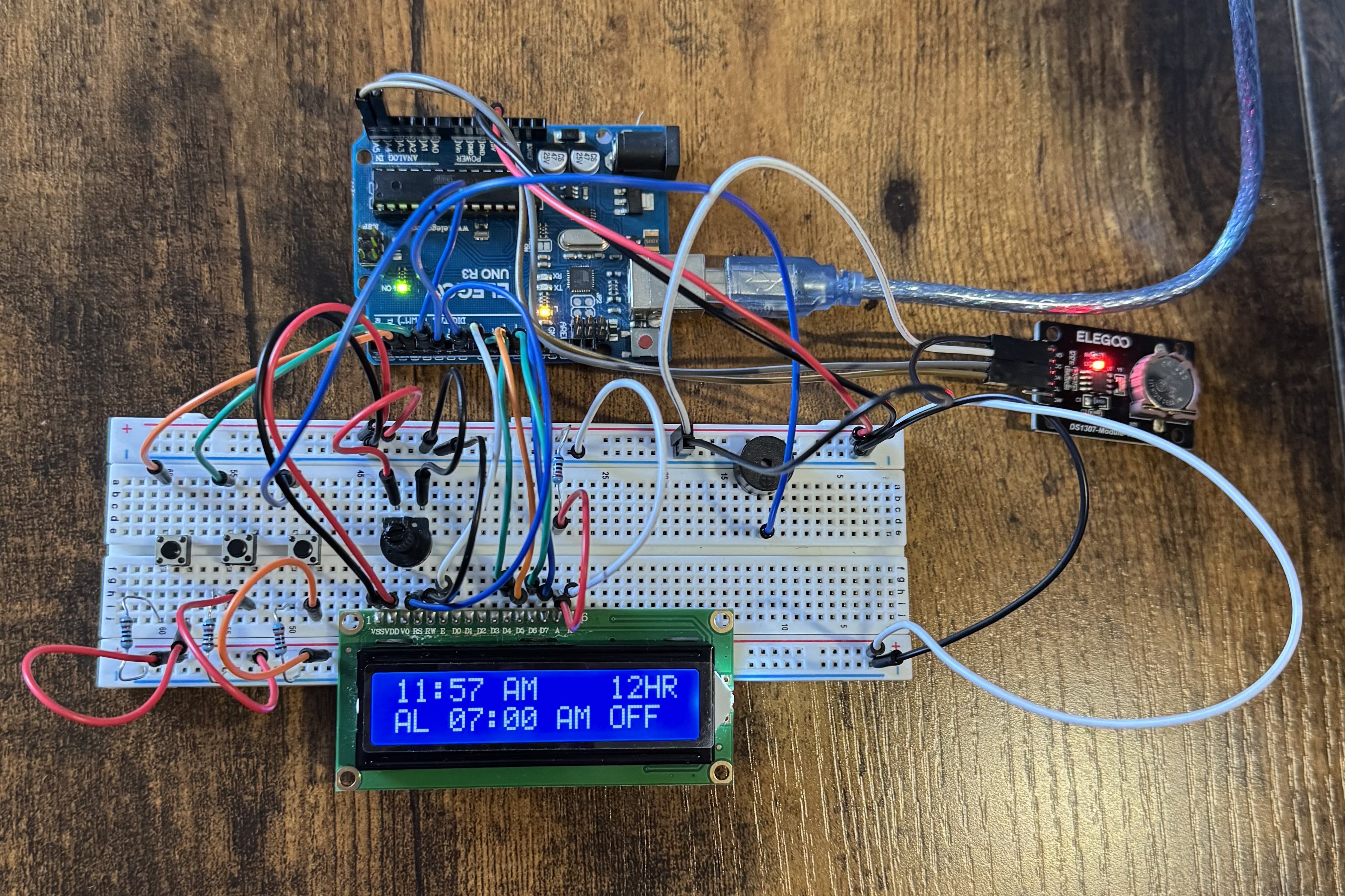Digital Alarm Clock Arduino Project Thumbnail